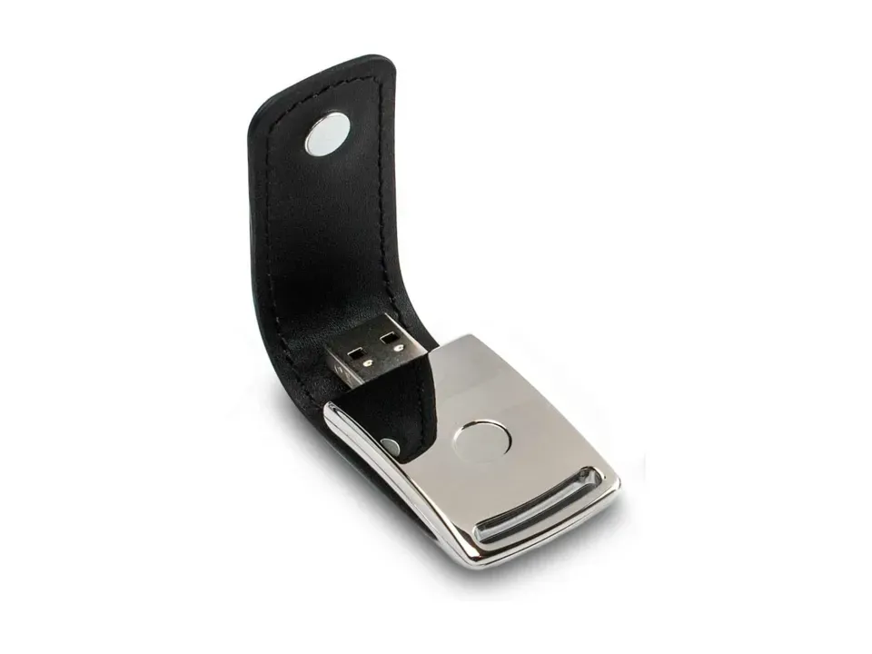 Pendrive de cuero personalizado con logo
