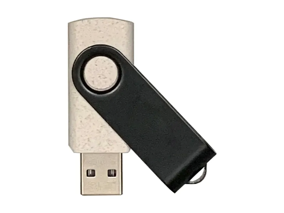 Pendrive giratorio ecológico personalizado con logo, foto 1