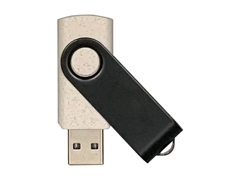 Pendrive giratorio ecológico personalizado con logo