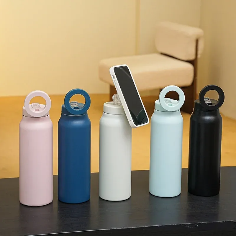 Botella térmica 710 ml con tapa magnética para el celular personalizado con logo, foto 2