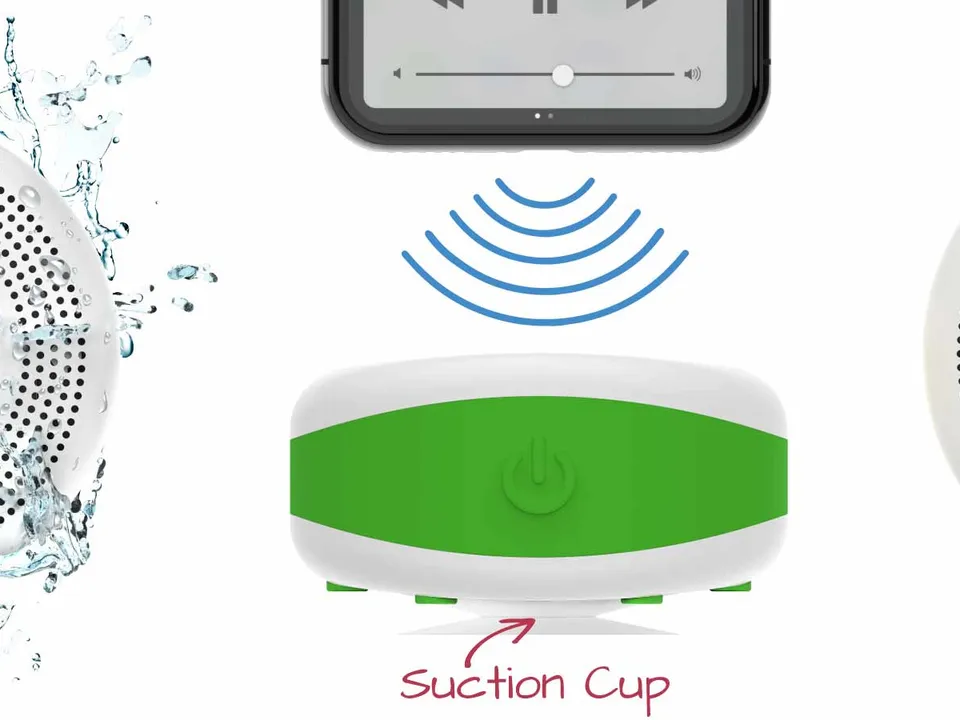 Suction-cup speaker customized with logo, photo 2