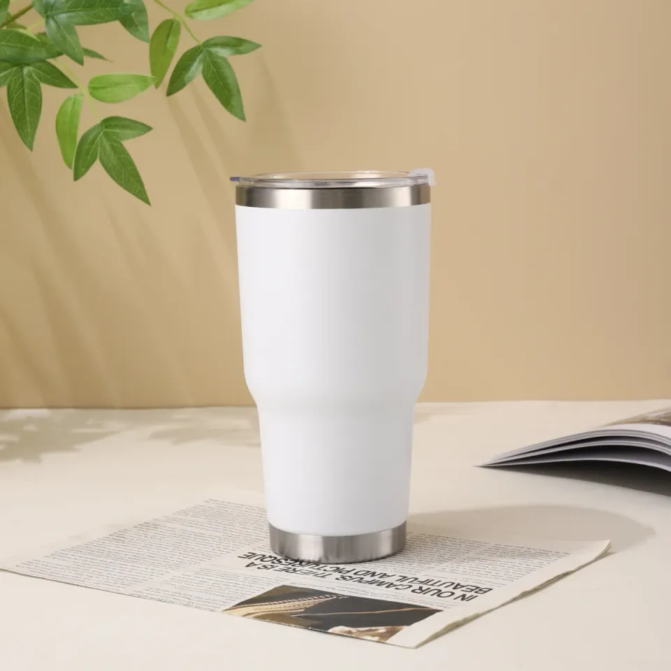 Vaso térmico de 30 oz (900 ml) con tapa deslizante y tu logo personalizado con logo, foto 6