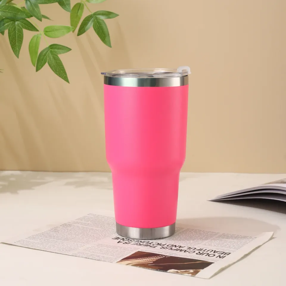 Vaso térmico de 30 oz (900 ml) con tapa deslizante y tu logo personalizado con logo, foto 9