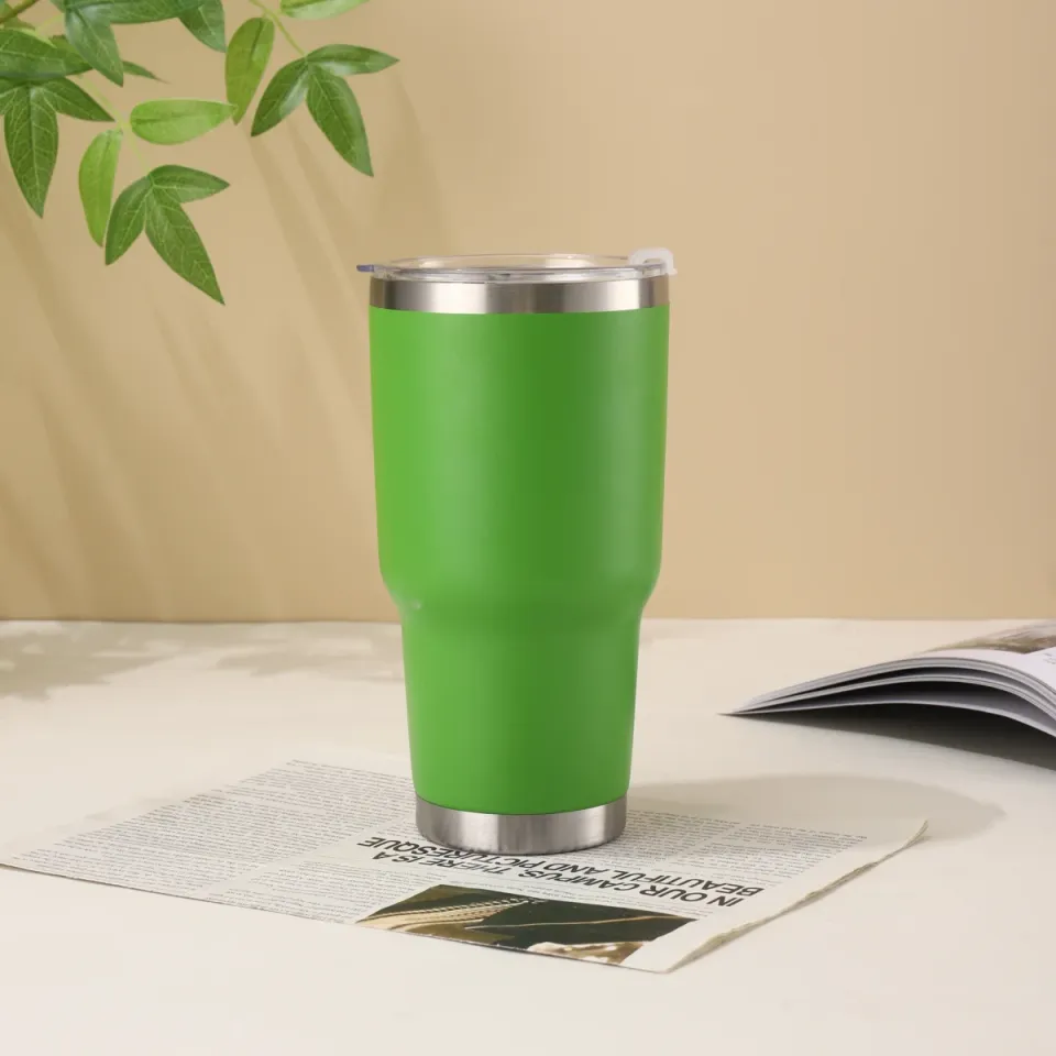 Vaso térmico de 30 oz (900 ml) con tapa deslizante y tu logo personalizado con logo, foto 12
