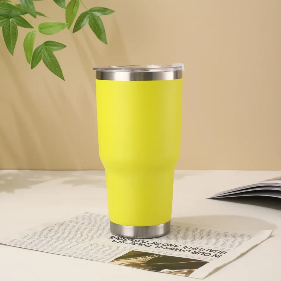 Vaso térmico de 30 oz (900 ml) con tapa deslizante y tu logo personalizado con logo, foto 16