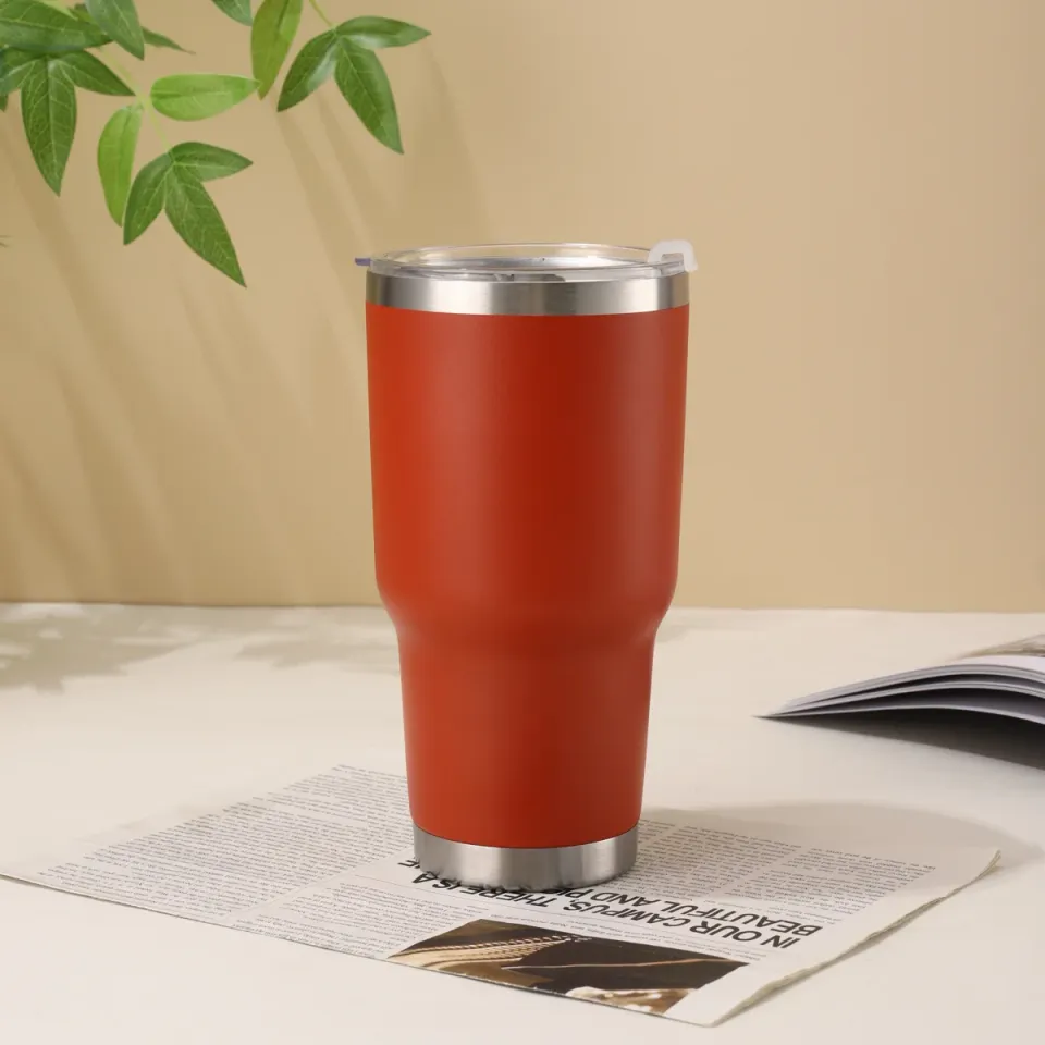 Vaso térmico de 30 oz (900 ml) con tapa deslizante y tu logo personalizado con logo, foto 17