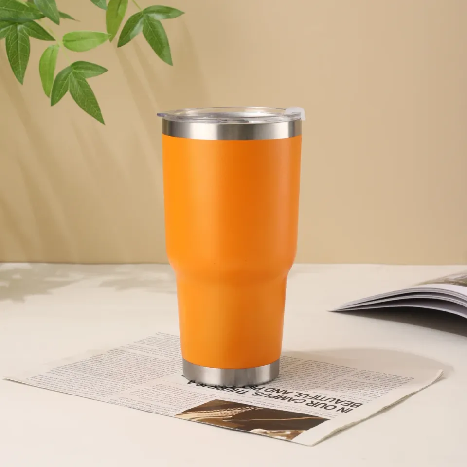 Vaso térmico de 30 oz (900 ml) con tapa deslizante y tu logo personalizado con logo, foto 18