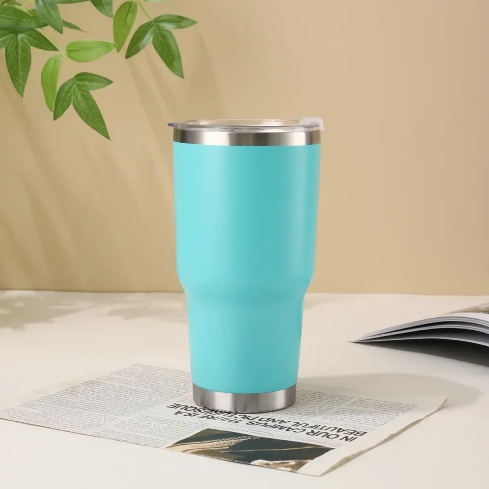 Vaso térmico de 30 oz (900 ml) con tapa deslizante y tu logo personalizado con logo, foto 20