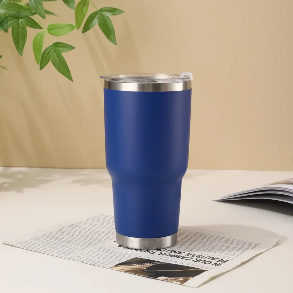 Vaso térmico de 30 oz (900 ml) con tapa deslizante y tu logo personalizado con logo, foto 21