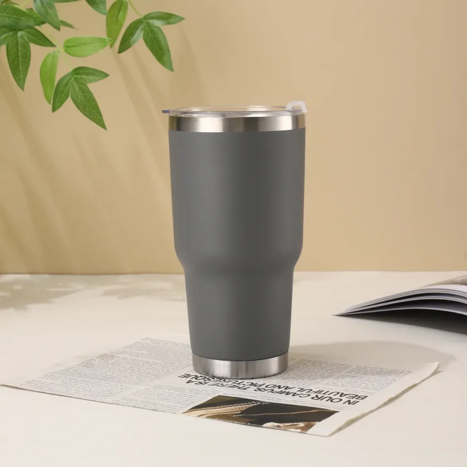 Vaso térmico de 30 oz (900 ml) con tapa deslizante y tu logo personalizado con logo, foto 22