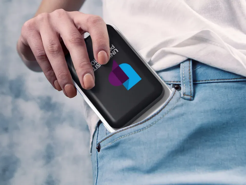 Power bank magnético inalámbrico personalizado con logo, foto 4