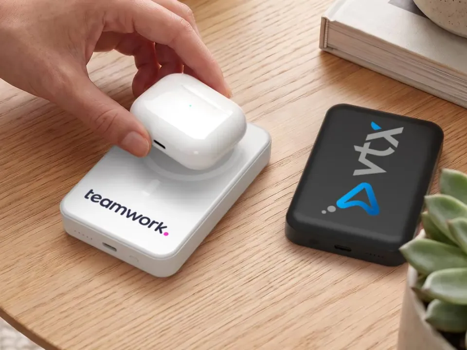Power bank magnético inalámbrico personalizado con logo, foto 7