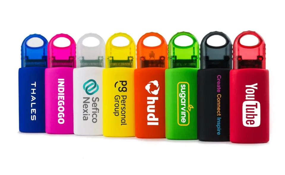 Pendrive deslizante personalizado con logo, foto 1