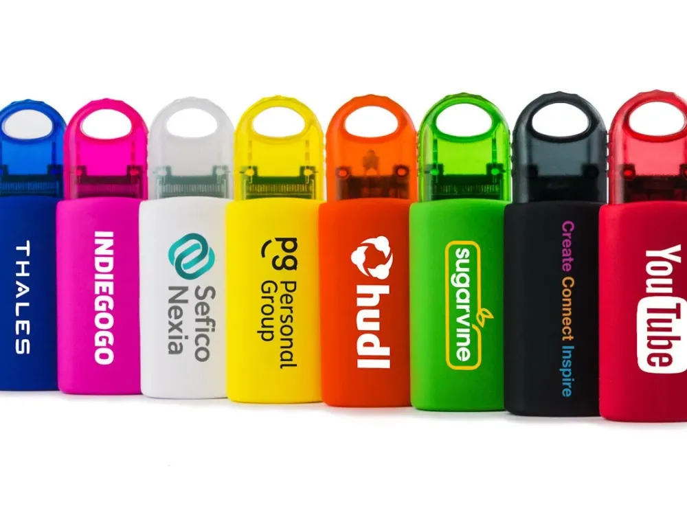 Pendrive deslizante personalizado con logo