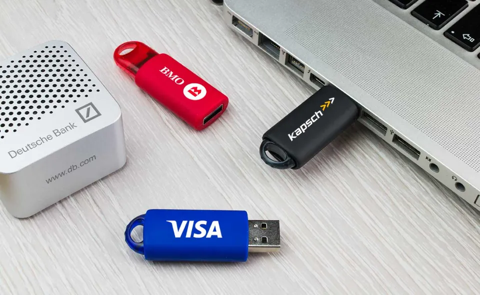 Pendrive deslizante personalizado con logo, foto 2