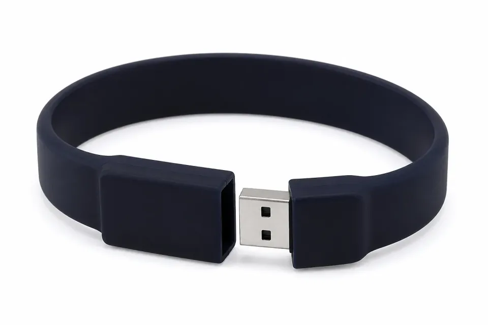 Pendrive pulsera personalizado con logo, foto 1